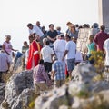 Sveti Nikola highest peak on the island of Hvar Royalty Free Stock Photo